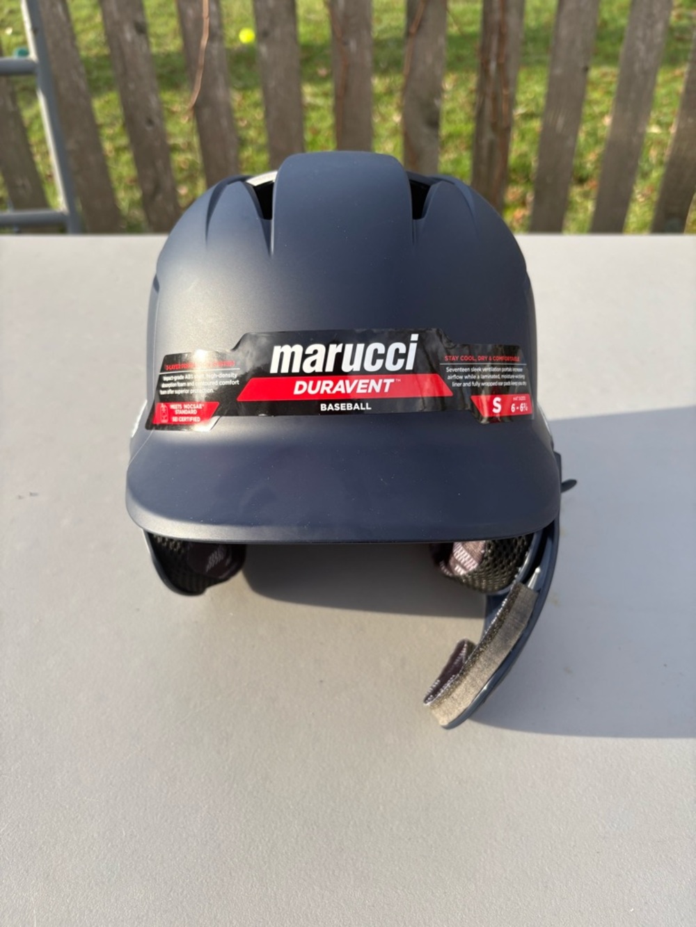 Marucci Duravent Baseball Helmet - Matte Navy